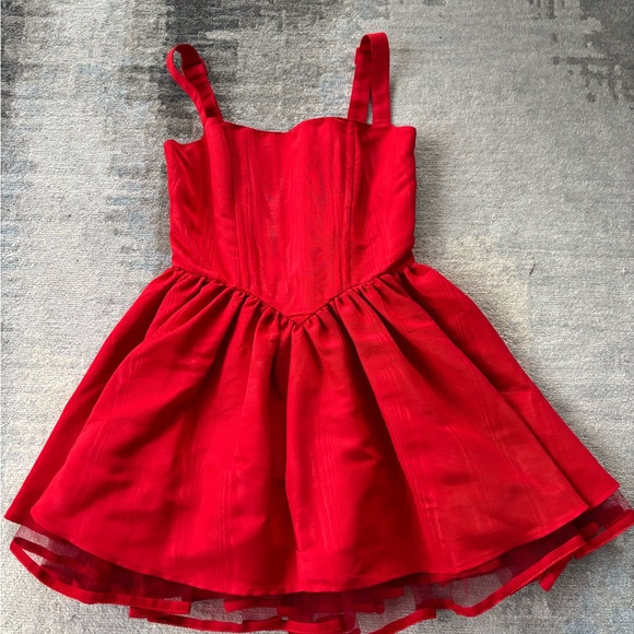 Sugar Thrillz MAGIC MOVES CORSET DRESS- Red - Picture 2 of 12